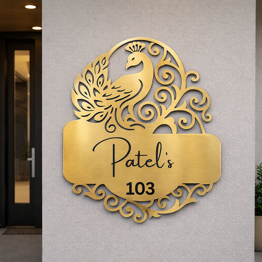 Royal Plume Name Plate - InGifted