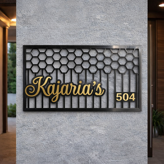 Heritage Grid Name Plate - InGifted