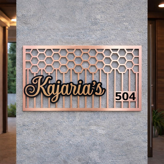 Heritage Grid Name Plate - InGifted