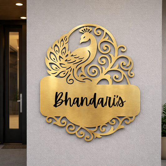 Royal Plume Name Plate - InGifted