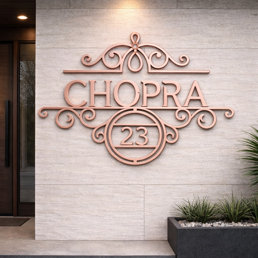 Imperial Crest Name Plate - InGifted