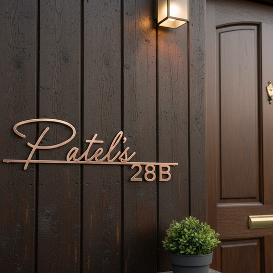 Designer Signature Name Plate