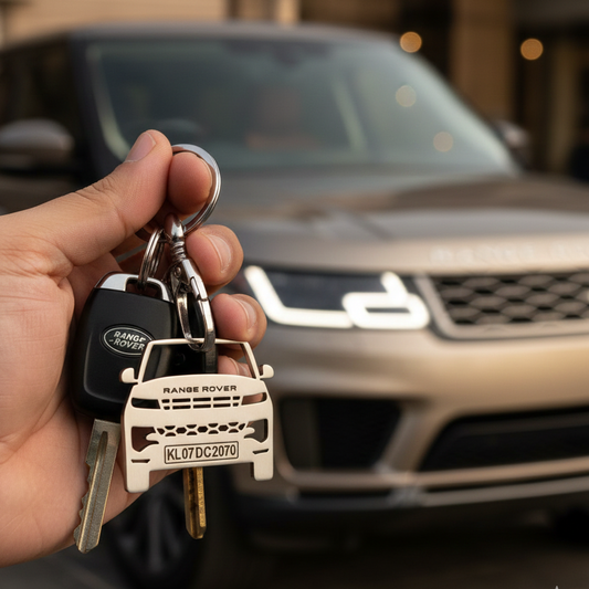 Land Rover Custom Car Keychain
