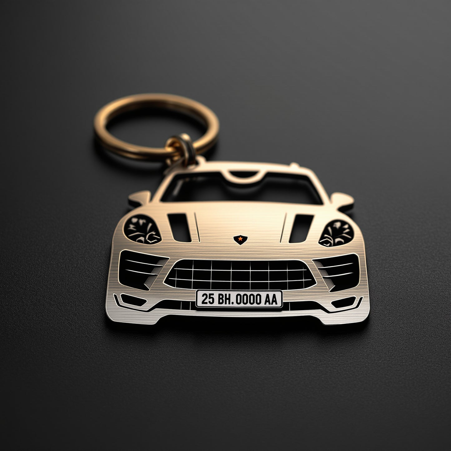 Porsche Custom Car Keychain