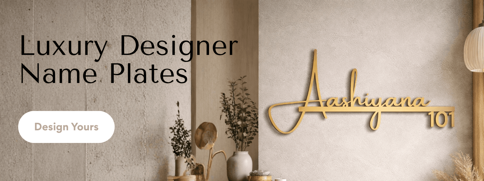 Luxury Designer Name Plates