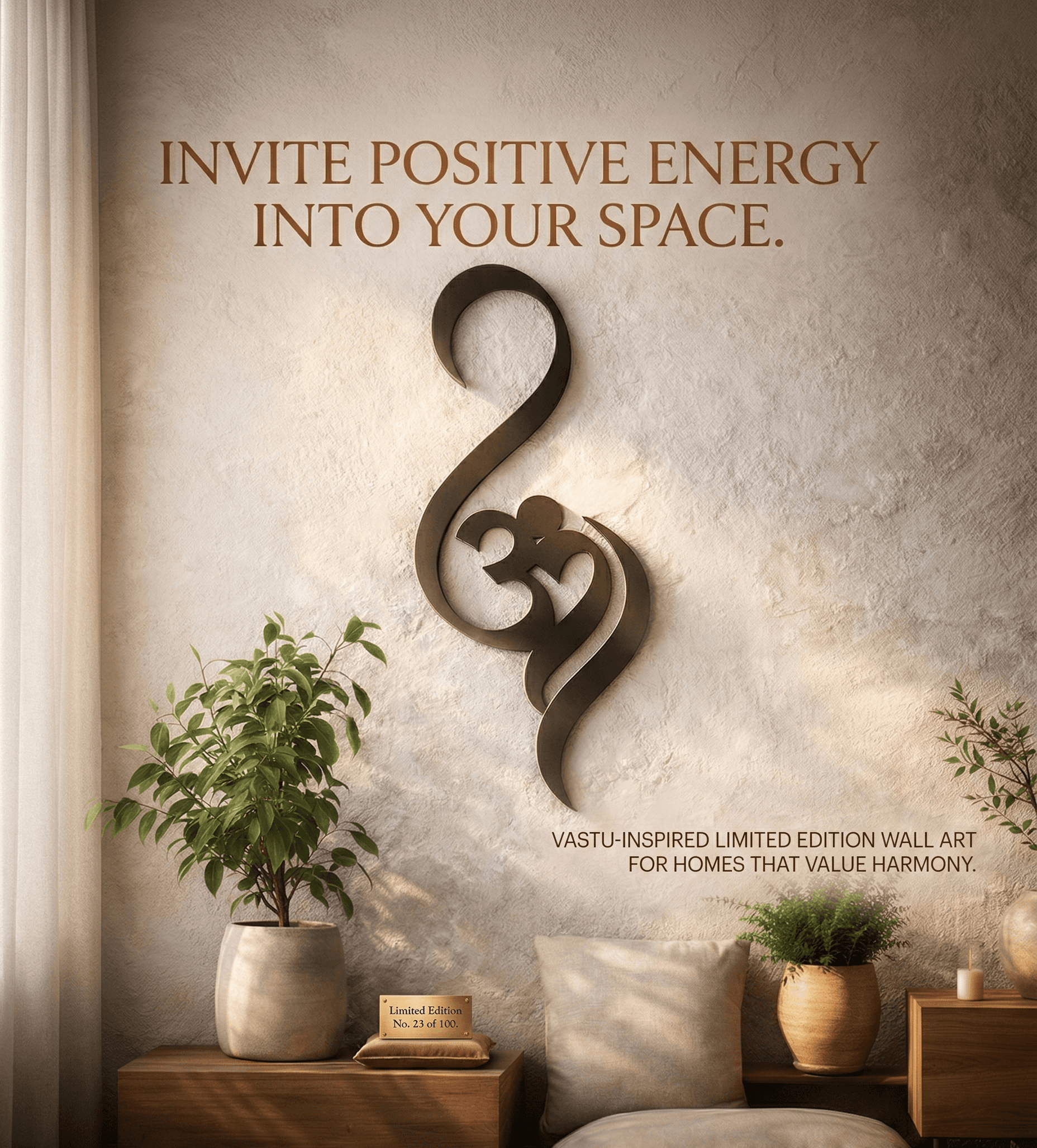 Curated luxury wall art banner