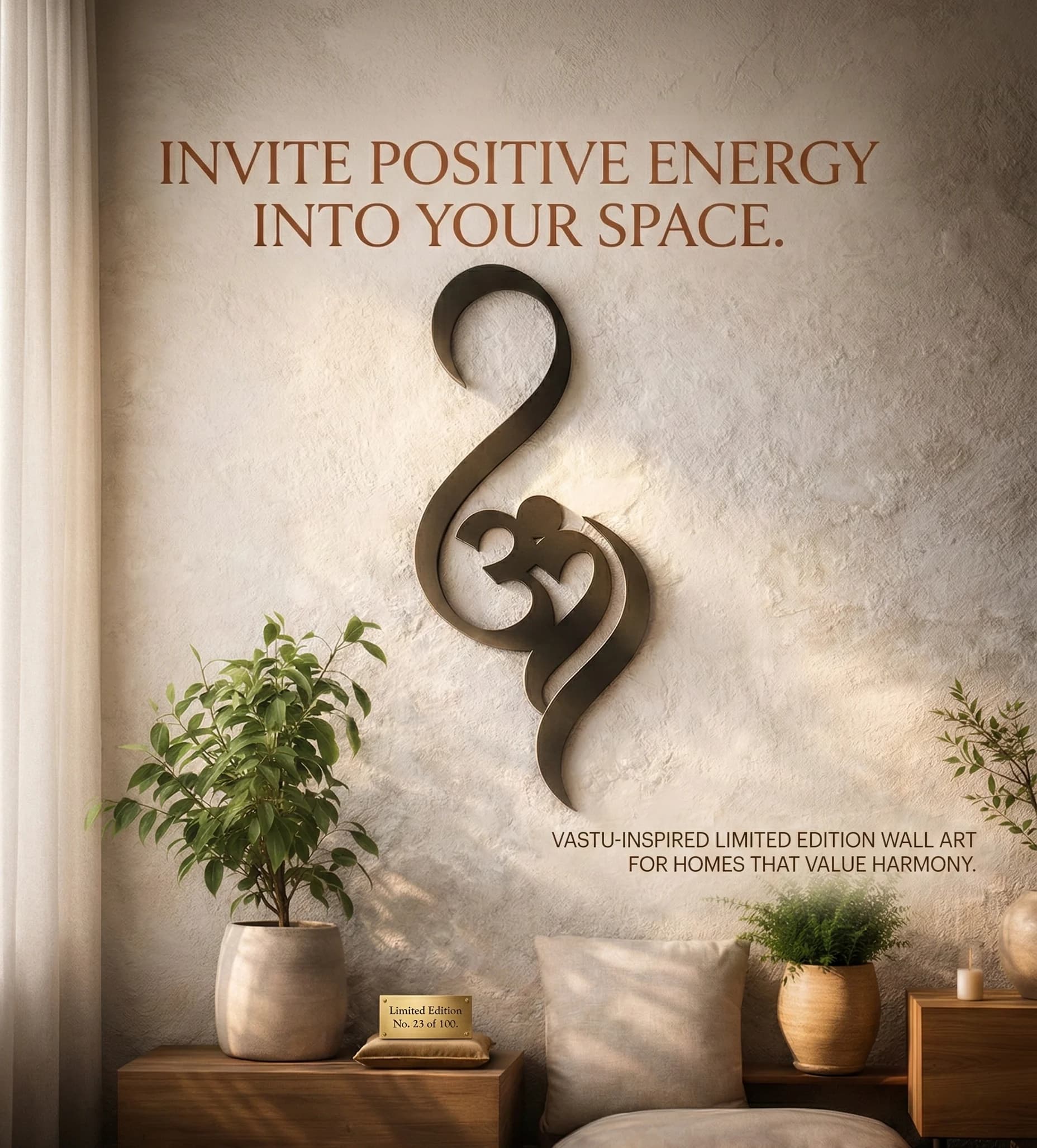 Curated luxury wall art banner