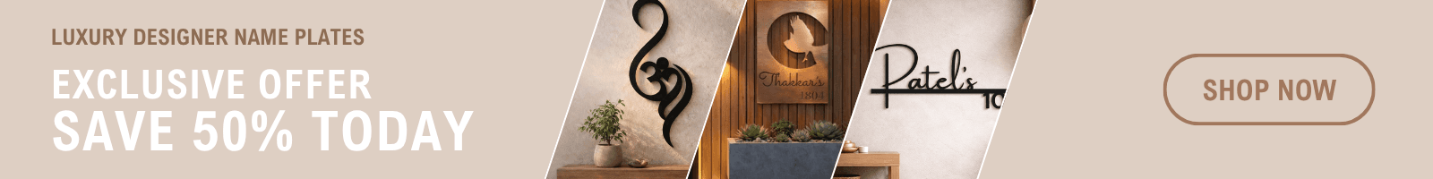 Personalised Name Plates banner 1