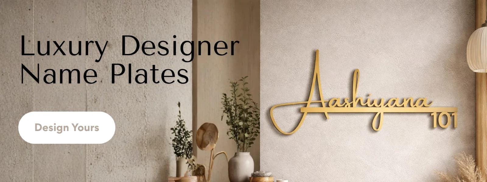 Luxury Designer Name Plates