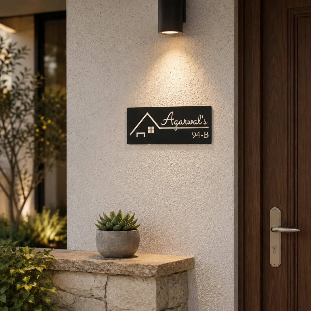 Luxury Family Name Plate