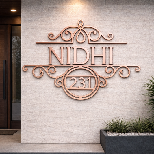 Imperial Crest Name Plate - InGifted