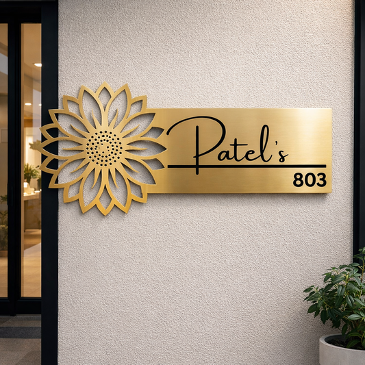 Luxury Blossom Name Plate - InGifted