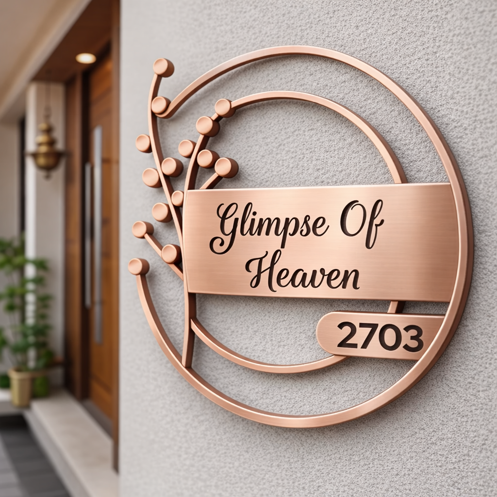 Flora Nest Name Plate - InGifted