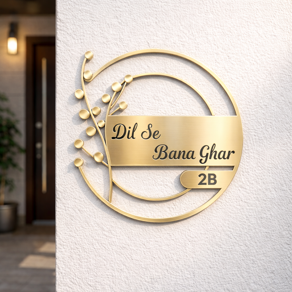 Flora Nest Name Plate - InGifted