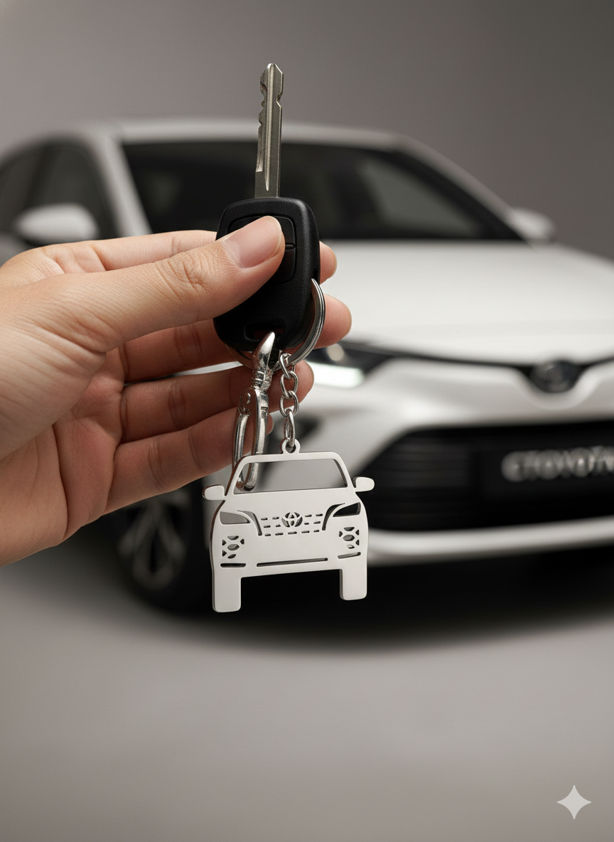 Toyota Custom Car Keychain