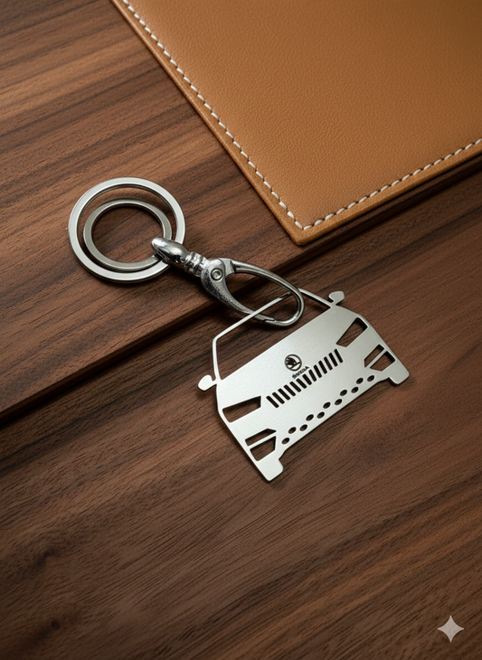 Skoda Custom Car Keychain