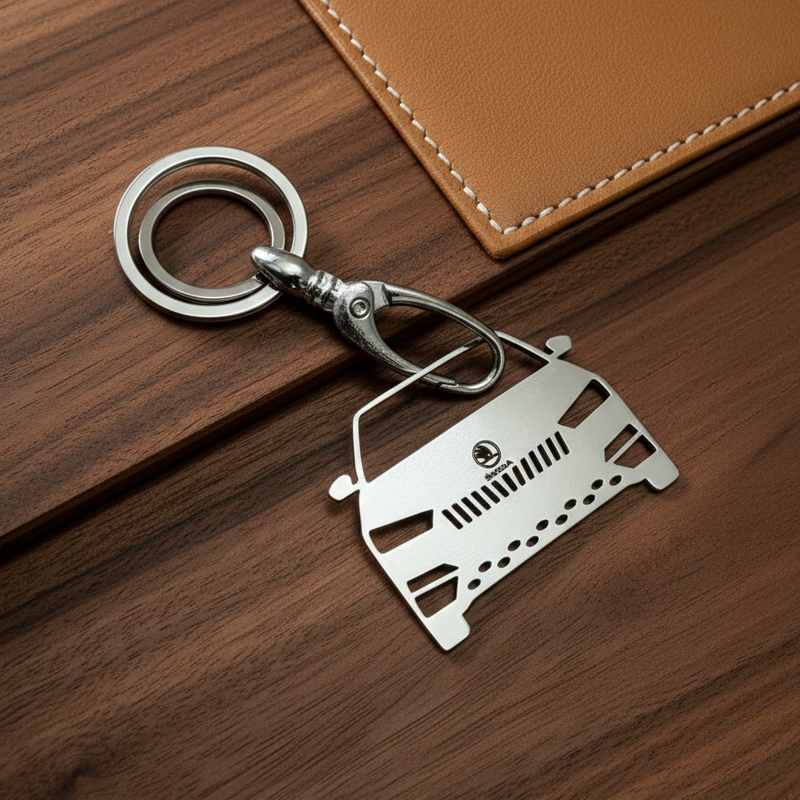 Skoda Custom Car Keychain