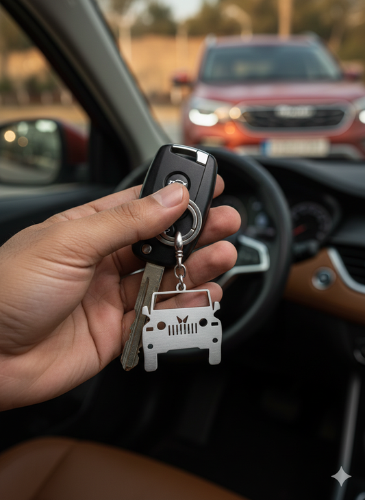 Mahindra Custom Car Keychain