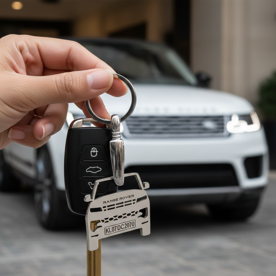 Personalised Car Keychain
