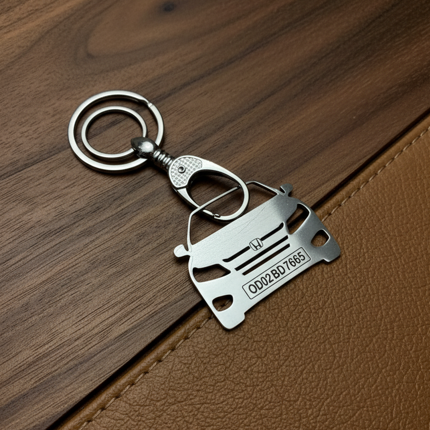 Personalised Car Keychain