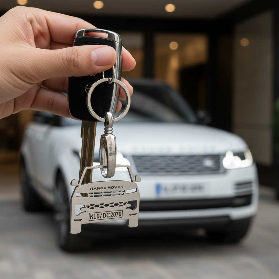 Personalised Car Keychain