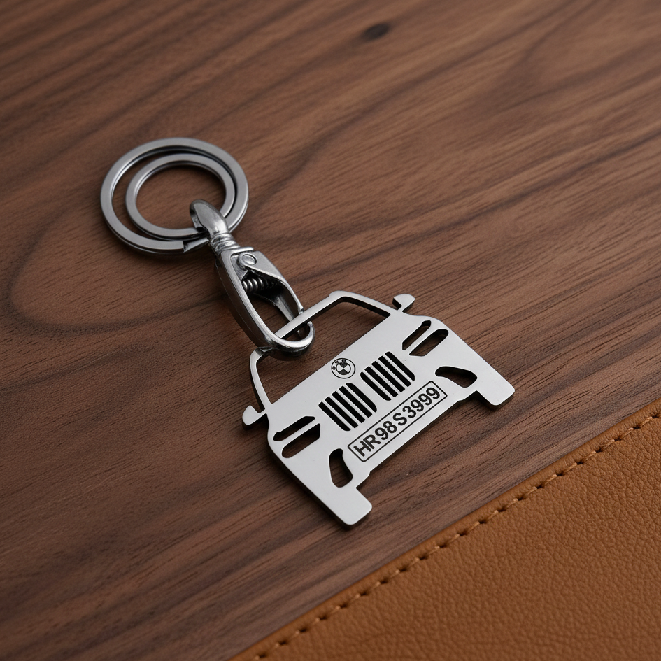 BMW Custom Car Keychain
