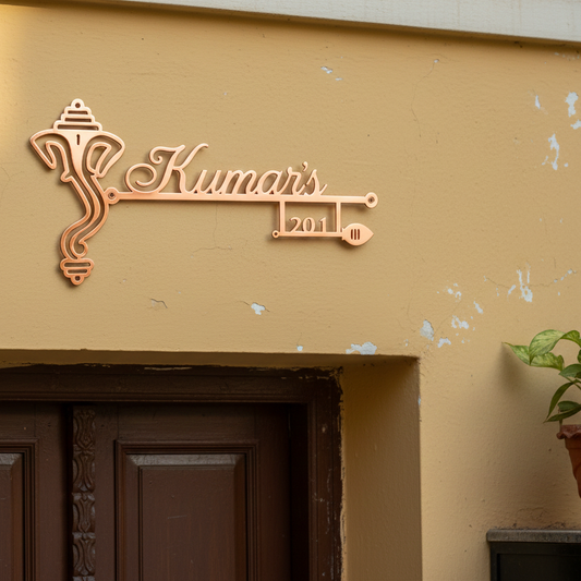 Vastu Inspired Ganesha Name Plate