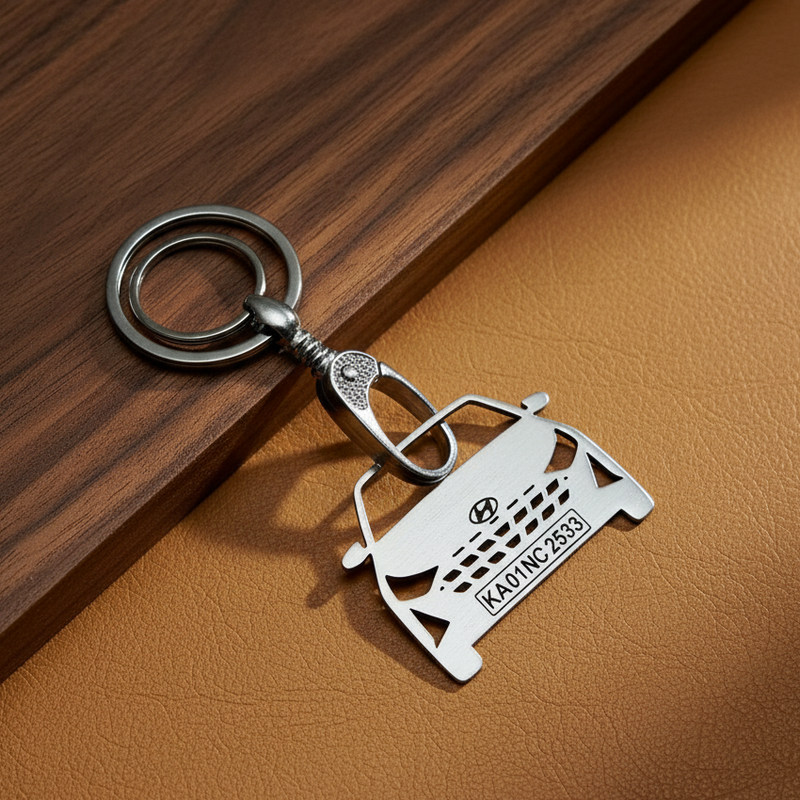Hyundai Custom Car Keychain
