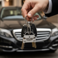 Mercedes Benz custom car keychain by InGifted featuring sleek design and detailed logo in a stylish metallic finish.