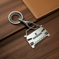Skoda custom car keychain by InGifted featuring a sleek design and durable material for everyday use.