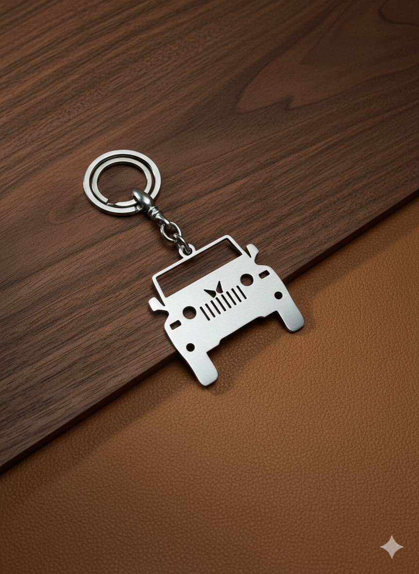 Personalised InGifted car keychain featuring a custom name tag and sleek design, ideal for everyday use.