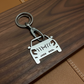 Mahindra custom car keychain by InGifted featuring a sleek design and durable material, perfect for car enthusiasts.